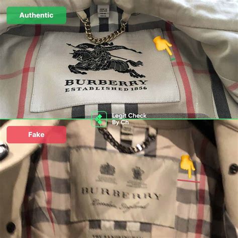 fake burberry items problem